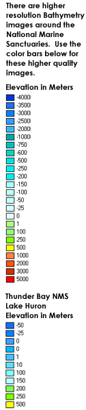 Bathymetry Color Bar